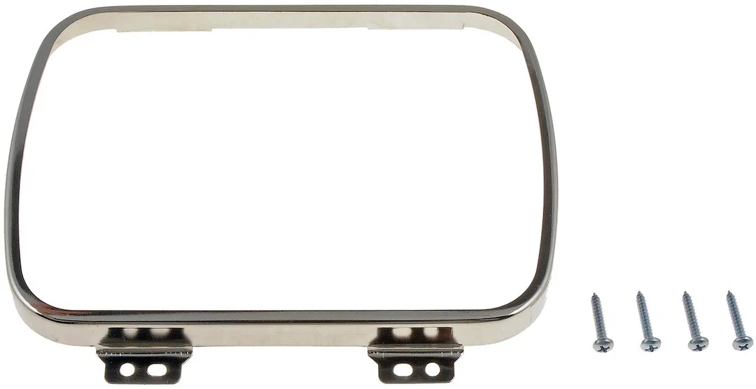 42407 – DORMAN Headlight Retaining Ring, Use With Dual Rectangular Lamp Steel 1 Ring/ 4 Screws - view 2